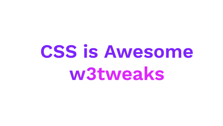 Awesome text rotation animation using CSS