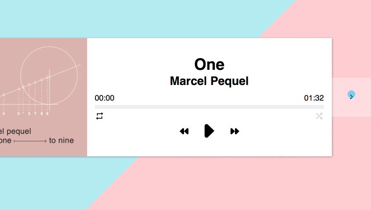 Simple Music Player with previous and next song options