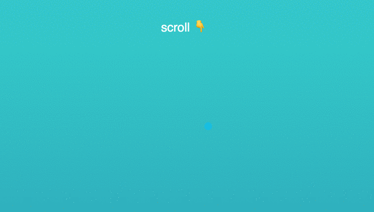 Variable font "gravity" scroll using Chee's font